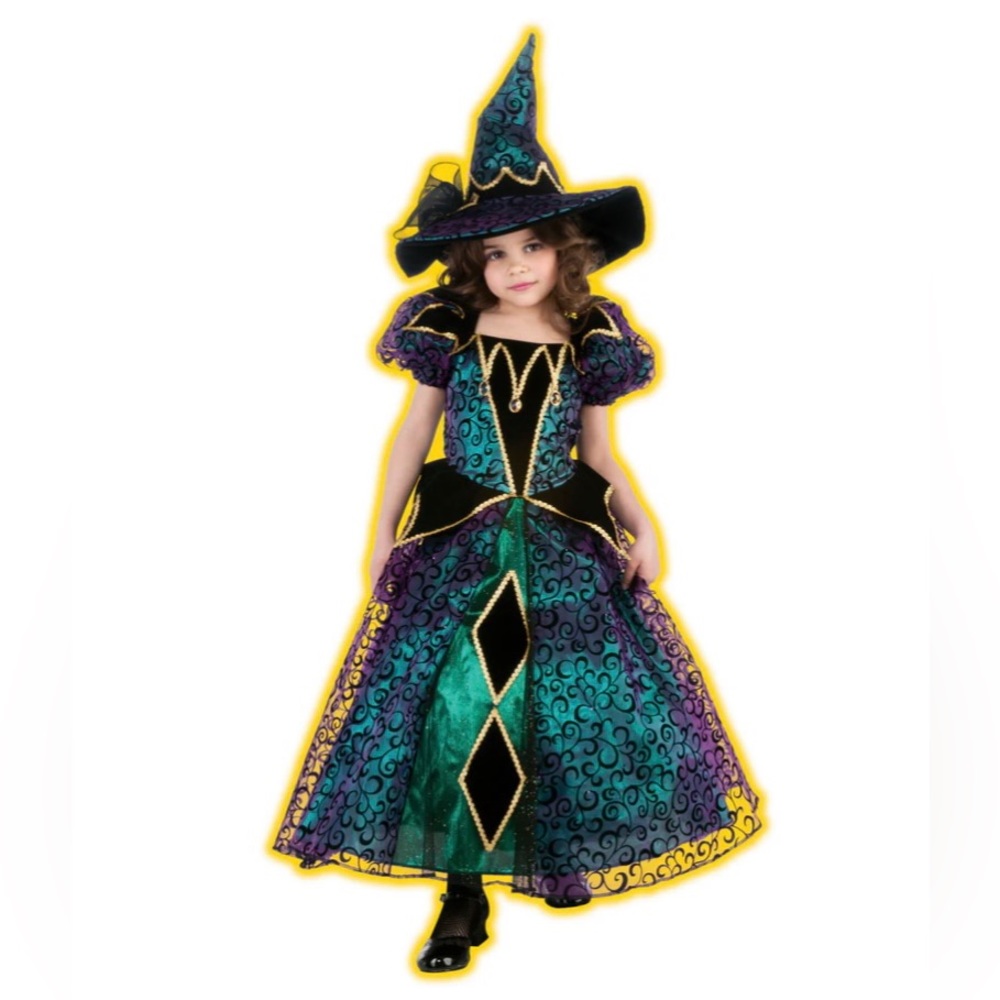 Rubie’s little girls witches custom size Small